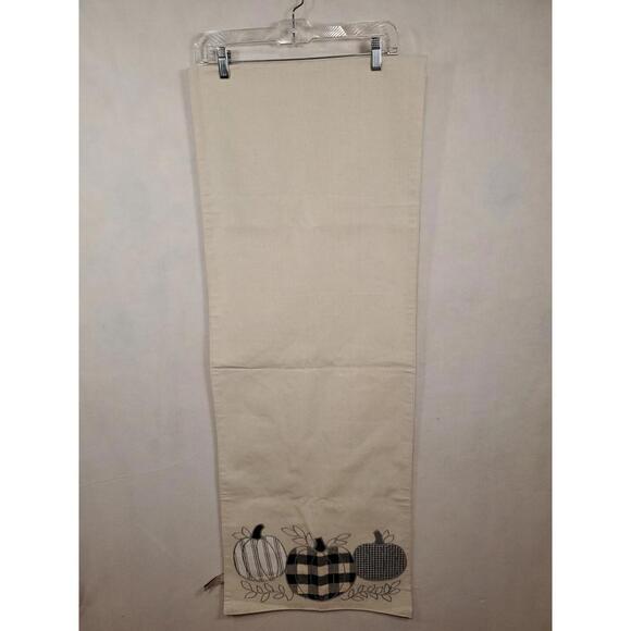 Fall Autumn Pumpkin Country Cottage Table Runner Rachel Ashwell The Prairie - Picture 1 of 9